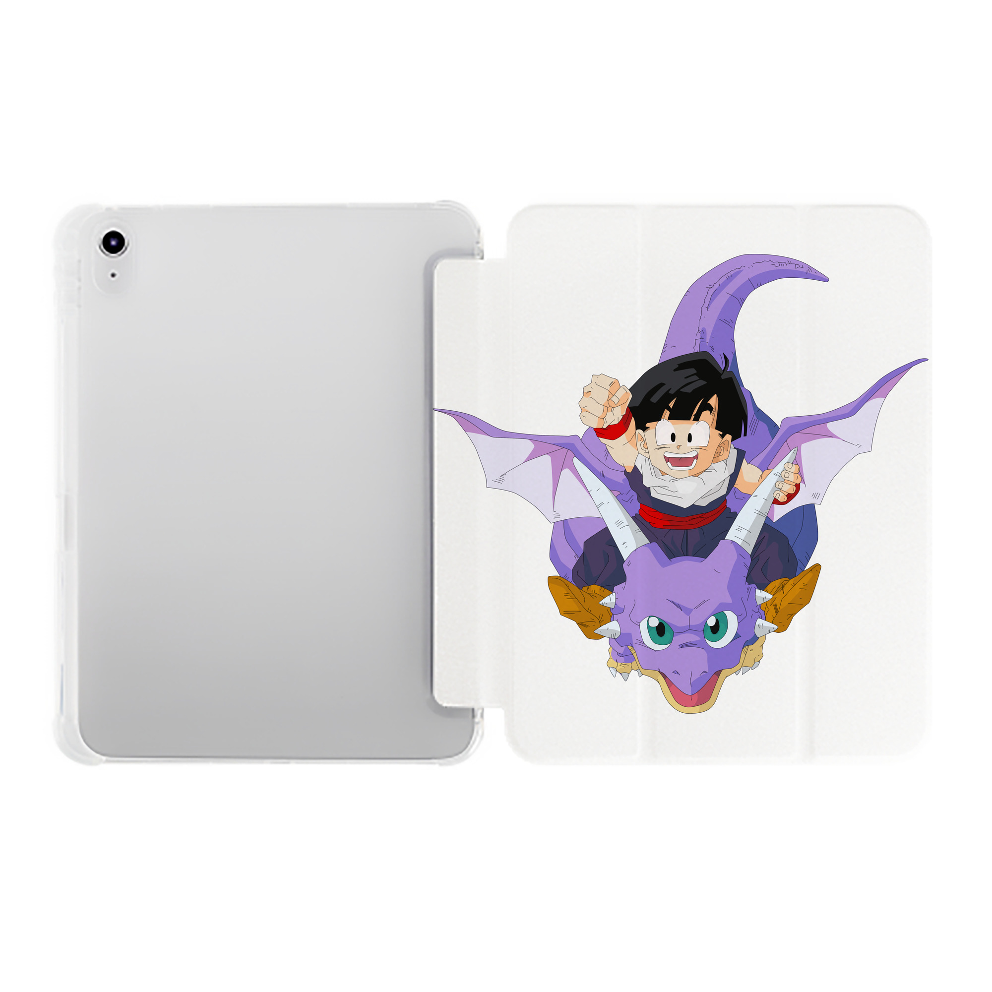 （画像用） ドラゴンボール DRAGON BALL IPad ケース ペン収納付き 三つ折りスタンド PUレザー×シリコン 対応機種9.5/10.5/10.9インチ